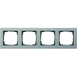 Rahmen 4f Edelstahl E2 Metall geeignet für Unterputz-Installation