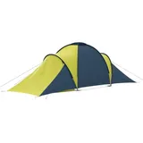 vidaXL Kuppelzelt 6 Personen Blau/Gelb