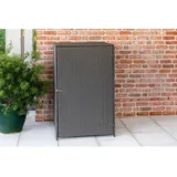 Merxx Mülltonnenbox 76 x 123 cm grau