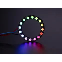 Adafruit NeoPixel Ring - 16 x 5050 RGBW LEDs mit integrierten Treibern, Warmweiß