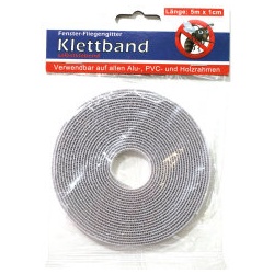Klettband für Fenster Fliegengitter 5 Meter selbstklebend