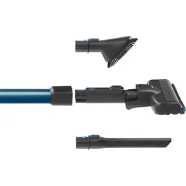 h.koenig UP610 Akku-Besenstaubsauger blau