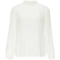 S.Oliver Plissierte Bluse aus Crêpe mit Stehkragen - 44