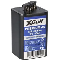 4R25 XCell Premium 45 Blockbatterie 6V 45Ah für Baustellenlampe