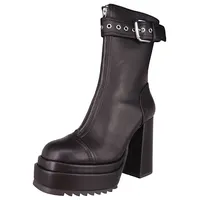 Buffalo Damen Elegante Stiefelette May W Zip Boot 1220063 Schwarz B... 37