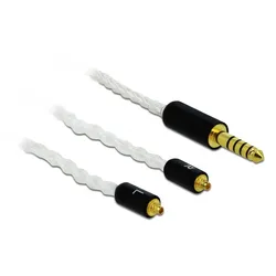 Delock Headset-Kabel - Symmetrisches Stereo 4,4 mm männlich zu MMCX männlich