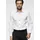 Bruno Banani Langarmhemd BRUNO BANANI, Herren, Gr. 43/44, N-Gr, weiß, Obermaterial: 100% Baumwolle, Basic, tailliert, 1-Knopf-Manschette verstellbar, Hemden, Kontrastbesatz