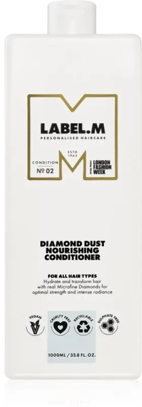 label.m Diamond Dust Nourishing Conditioner der nährende Conditioner für trockenes Haar 1000 ml