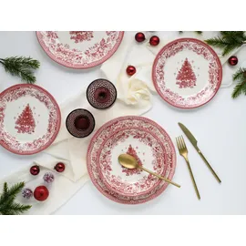 CreaTable CreaTable, Geschirrset, Tannenbaum (12 Stück)