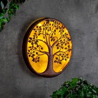 Spetebo LED Solar Wanddeko BAUM - 40 cm -