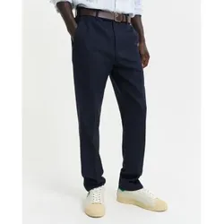 Gant für Herren. 1505338 Club Slim Fit Navy-Hose (60), Lässig, Party, Klassisch, Polyester, Marine