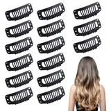 50 Stück Perücken-Clips, 9 Zähne, Haarverlängerungs-Clips, Perücken-Haarverlängerung, BB-Clips, Metall-Druckknopf-Clips, Kleine Druckknopf-Perücke-Zubehör-Clip Für Frauen, Haarverlängerungen