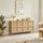 Okwish Sideboard 160 x 80 x 40 cm Beige