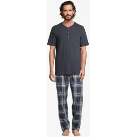 SCHIESSER Pyjama Night & Home Blau 58 (XXXL)