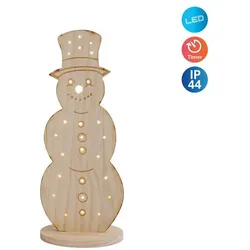 Näve LED-Holz-Dekoleuchte SNOWY klein