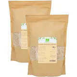 Flohsamenschalen 1 kg (2X500g) - natürliche Ballaststoffe von der Grünen Essenz - Flohsamenschalen gemahlen - vegan - Low Carb - Ballaststoffreich - ohne Zusätze - Ersatz für Mehl in Keto-Diät