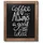 Showdown® Displays Kreidetafel 50 x 60 cm Braun