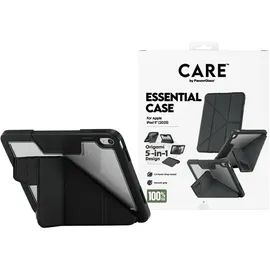 care by panzerglass TPU Essential Case für iPad 11" (A16) 2025 Schwarz-Transparent