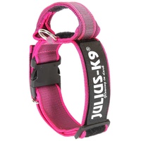 Julius-K9 Halsband mit Griff 40mm pink