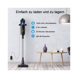COSTWAY Handstaubsauger Handstaubsauger, 120 Watt blau