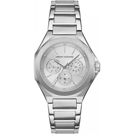 Armani Exchange Damen, 36MM Silberfarbene Edelstahluhr, AX4622