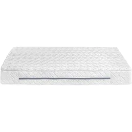 Beliani Beliani, Matratze Weiß Taschenfedern Memory Foam medium (H2) mit abnehmabrem Bezug atmungsaktiv versteppt rechteckig Moderner Look