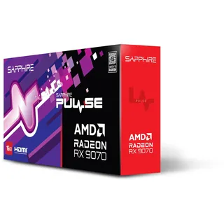 Sapphire PULSE AMD RadeonTM RX 9070 GAMING 16GB GDDR6 HDMI/DP
