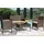 Hti-Living Maceira Set 4-tlg. Braun