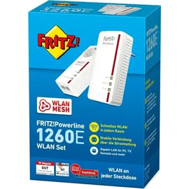 AVM FRITZ!Powerline 1260E 1200 Mbps 2 Adapter 20002795