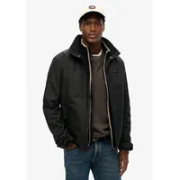 Superdry Logo Windbreaker Jacke - Jet Black - M