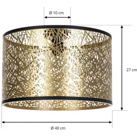 LINDBY Yonah 1 flammig 40 cm gold/messing