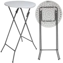 Trutzholm Bistrotisch Ø 60 x 110 cm Weiß