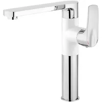 Spültischarmatur Küchenarmatur Weiß Spüle Armatur Küche Wasserhahn 360° Drehbar