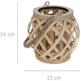 home&styling collection Bambuslaterne 15 x 16 x 15 cm Braun
