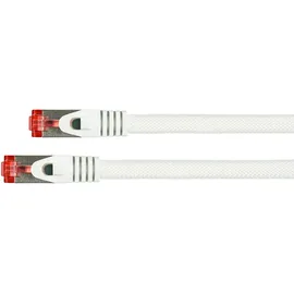 Python Series Patchkabel mit Rastnasenschutz und Nylongeflecht, S/FTP, PiMF, PVC, 250MHz, OFC, Gigabit-fähig (10/100/1000-Base-T Ethernet Netzwerke) - RJ45 Ethernet LAN