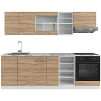 Vicco Küchenzeile R-Line 240 cm Weiß