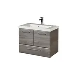 Sconto Waschtischunterschrank ¦ grau ¦ Maße (cm): B: 72 H: 51 T: 44.0