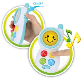 Toi-Toys LITTLE STARS Baby Telefon mit Licht, Sound | Spiegel