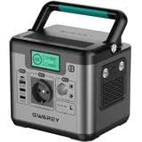 Tragbare Stromzeuger 518wh Stromgenerator Solar Generator Swarey Tragbarer Powerstation Batterie Backup Für Outdoor,camping,ferien