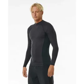 Rip Curl Dawn Patrol Upf Perf Long Sleeve black marled - schwarz