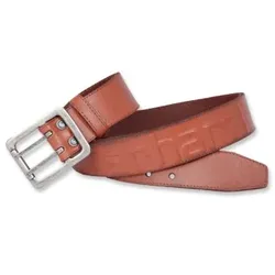 Ledergürtel LOGO BELT, braun, Größe W36 - braun