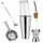 ich-zapfe Cocktail Mix Set Shaker Edelstahl 1 x 30 x 1 cm