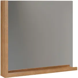 INOSIGN Spiegel INOSIGN "Premont", braun, B:80cm H:72cm T:12cm, FSC-zertifizierter Holzwerkstoff, Spiegel, Rahmen und Ablagefläche in Holzoptik, B/H ca.: 80/72 cm