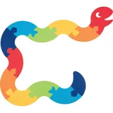 GoKi 57426 Filzpuzzle Schlange