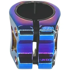 Fantic26 Twinlock Stunt-Scooter Double Clamp 32/35 Blauchrome