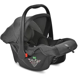 Lorelli Babyschale i-Size Joy (40 - 87 cm) verstellbar, Faltdach, Memory-Schaum schwarz