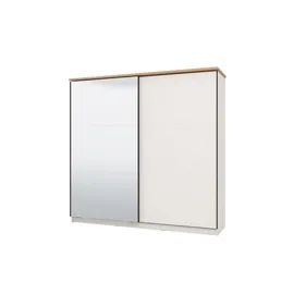 Home Affaire »Valencia, Kleiderschrank mit Spiegel im Landhausstil, 220x214x65,5cm«, mit kompletter Innenausstattung, FSC®-zertifizierter Holzwerkstoff