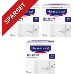 Hansaplast Sensitive Pflaster 8 cm x 5 m Rolle