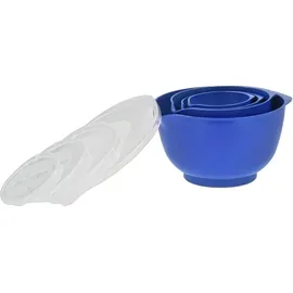 Rosti Rührschüssel Set, 4tlg. mit Deckel, Margrethe (Blau)