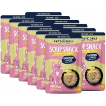 PETS DELI Snack Functional Suppe Huhn, für Katzen - 12x40g,